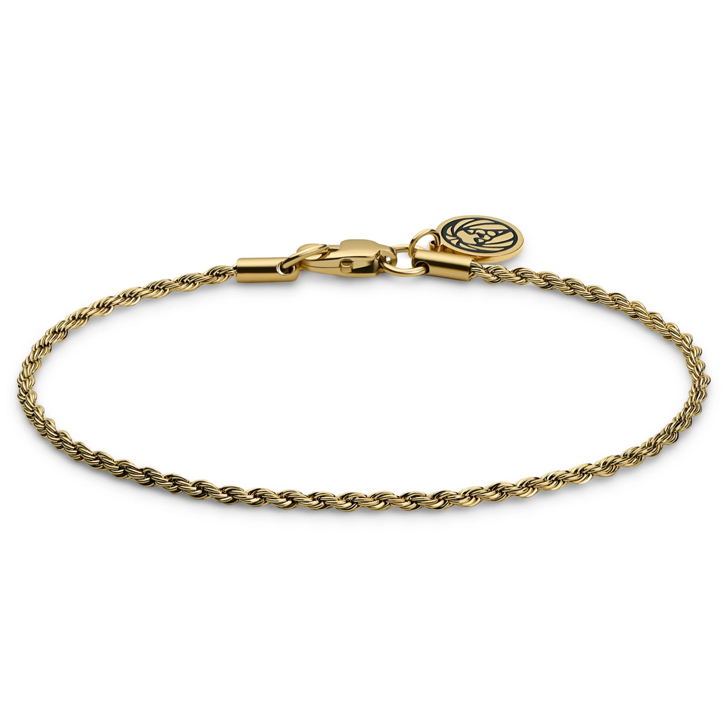 Essentials | 1/16" (2 Mm) Gold-Tone Rope Chain Bracelet