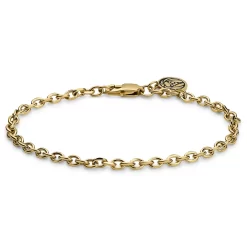 Essentials | 1/5" (4 Mm) Gold-Tone Cable Chain Bracelet