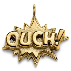 Jaygee | Gold-tone Ouch Pendant
