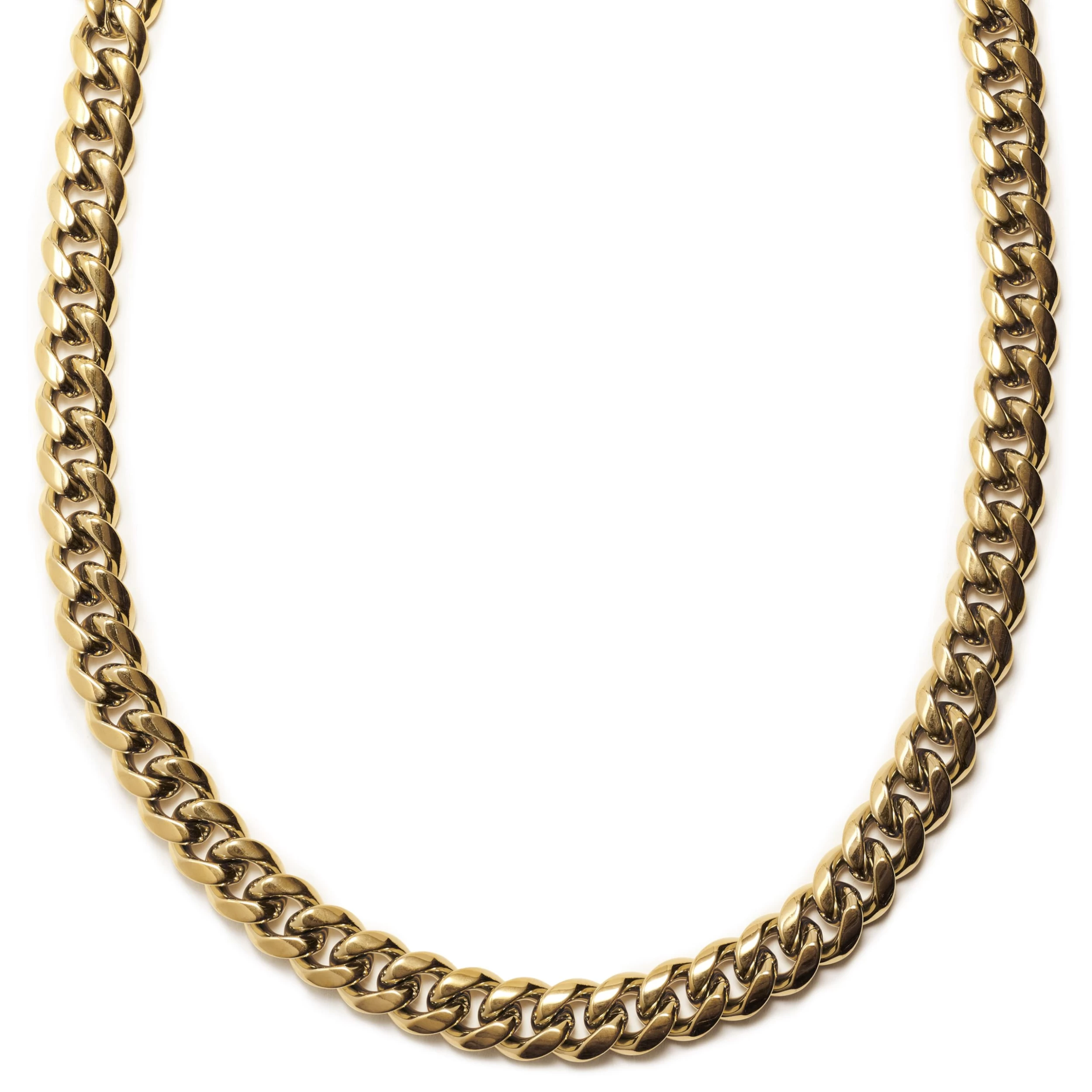 16 Mm Gold-Tone Cuban Chain Necklace