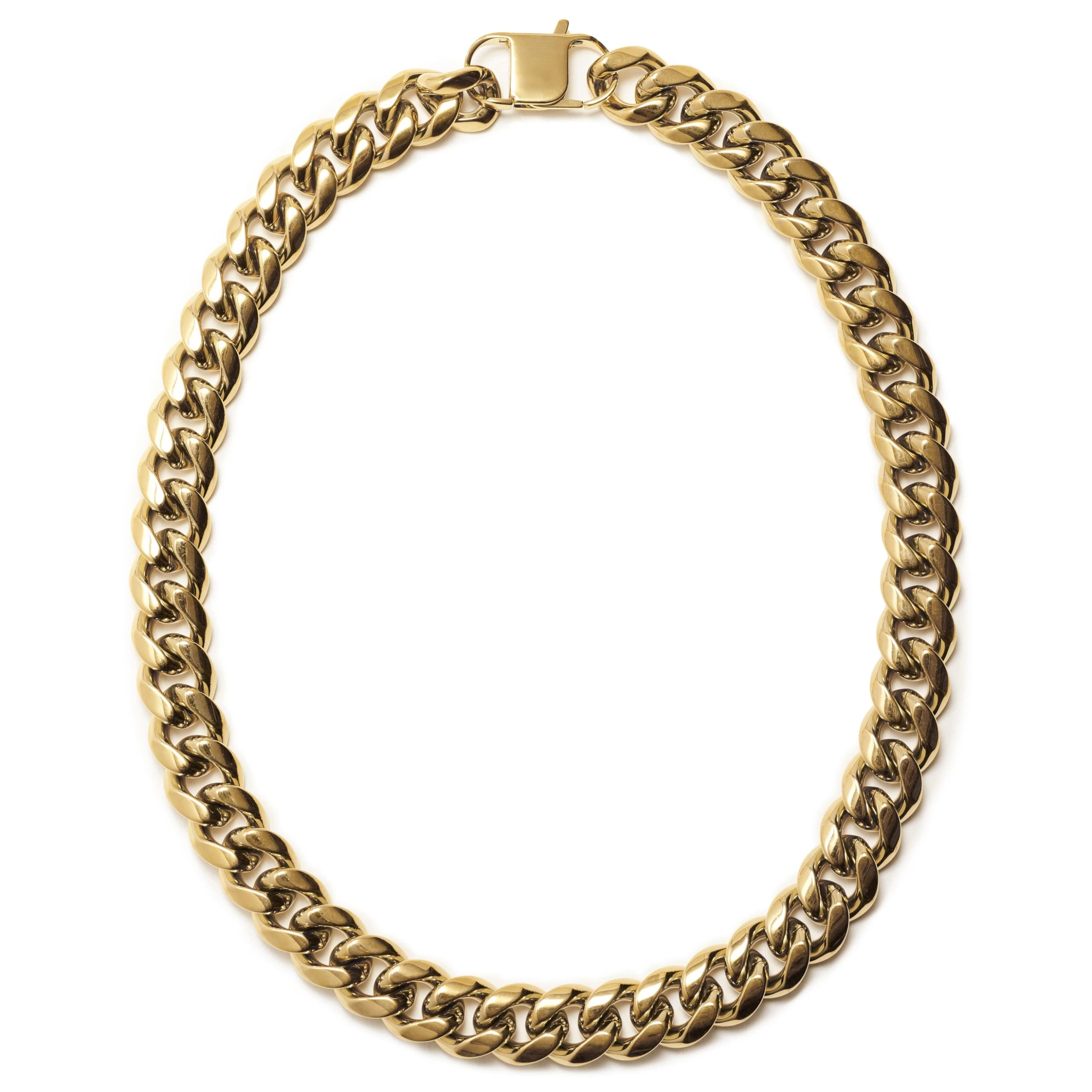 16 Mm Gold-Tone Cuban Chain Necklace - Image 2