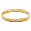 Arie | Gold-Tone Stainless Steel Duco Bangle Bracelet