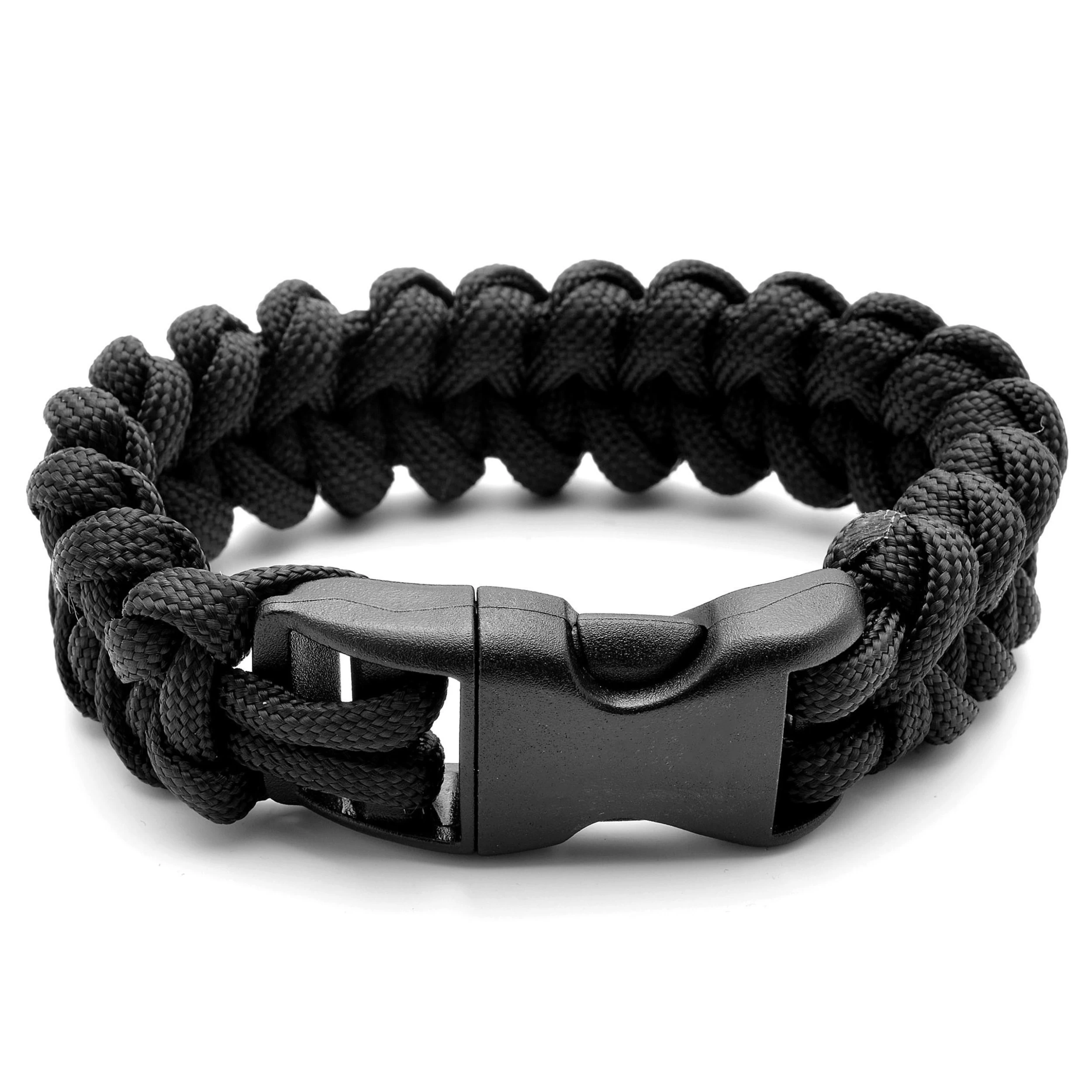 Black Paracord Bracelet - Image 3