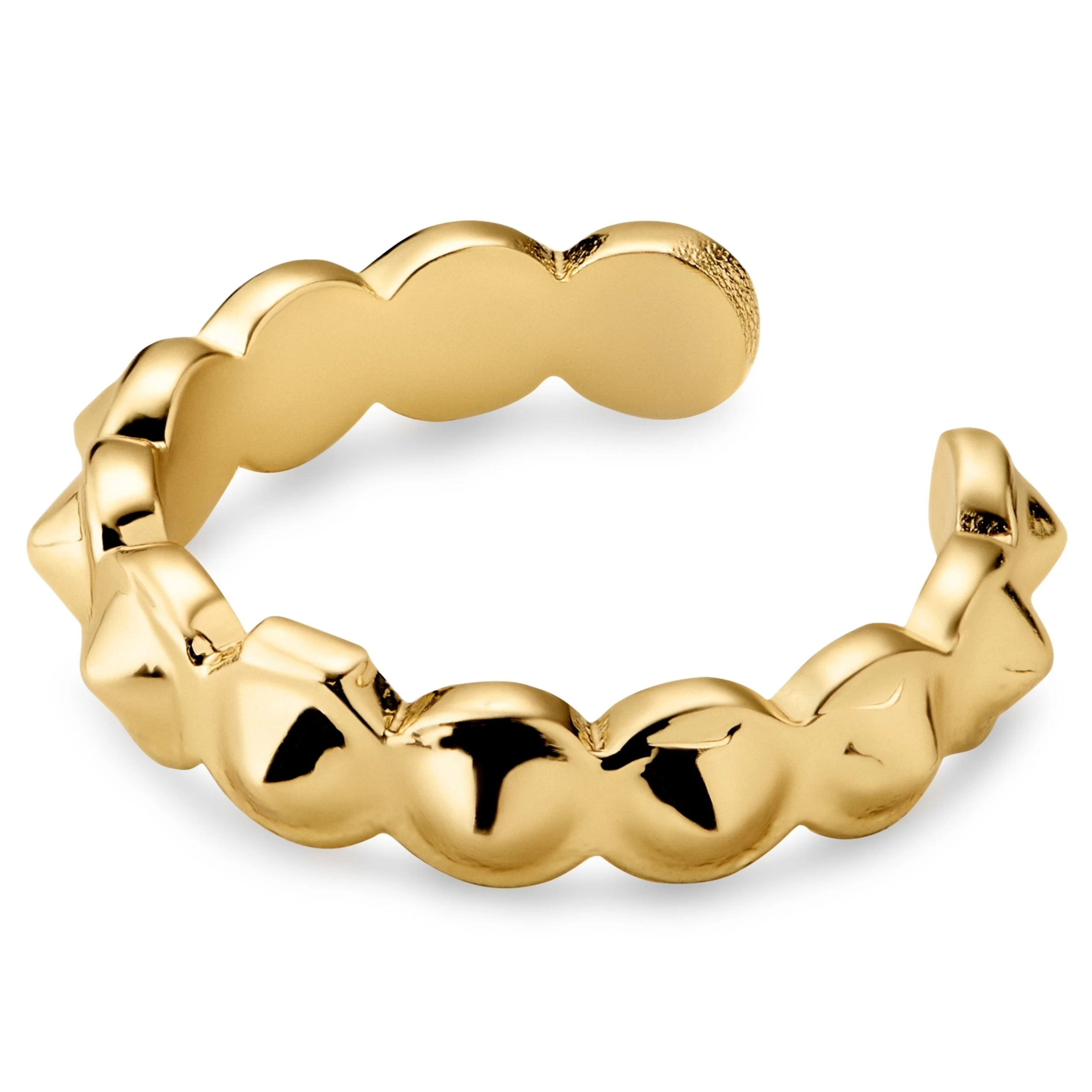 Helix | 1/8" (3 Mm) Gold-tone Spiked Ear Cuff