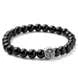 Black Onyx & Stainless Steel Bracelet - Image 3