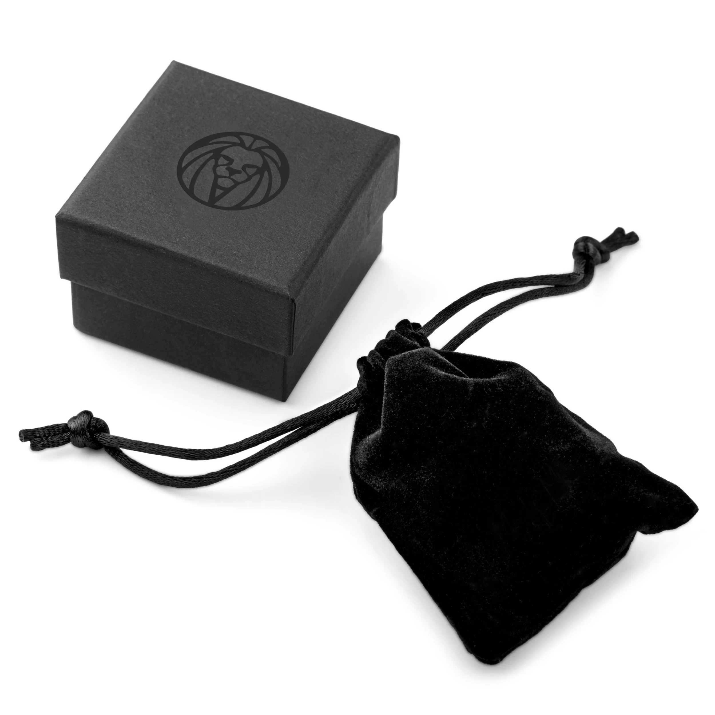 Ferrum | 8 Mm Brushed & Polished Black Ceramic Bevelled Edge Ring - Image 6