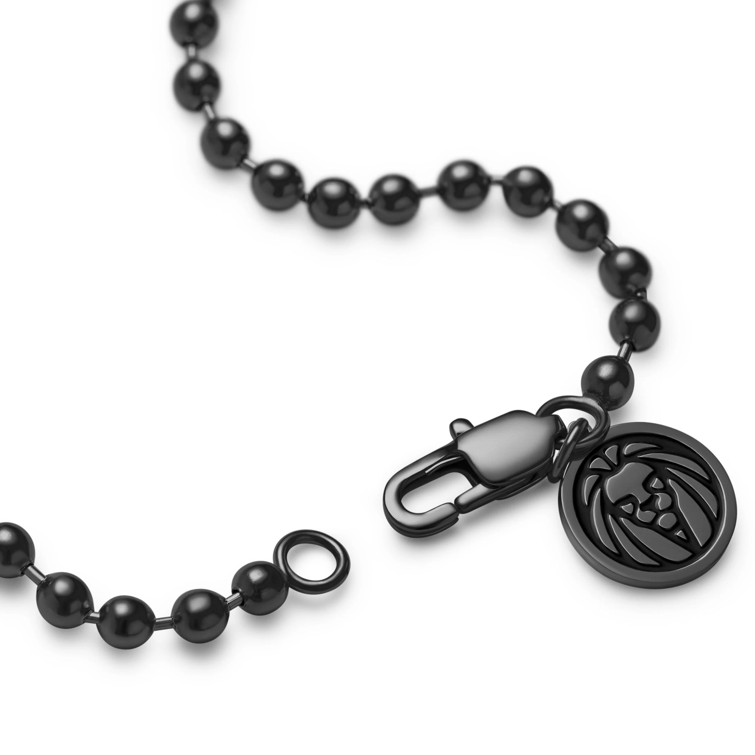 Essentials | 1/8" (3 Mm) Gunmetal Black Ball Chain Bracelet - Image 5