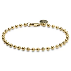 Essentials | 1/5" (4 Mm) Gold-Tone Ball Chain Bracelet