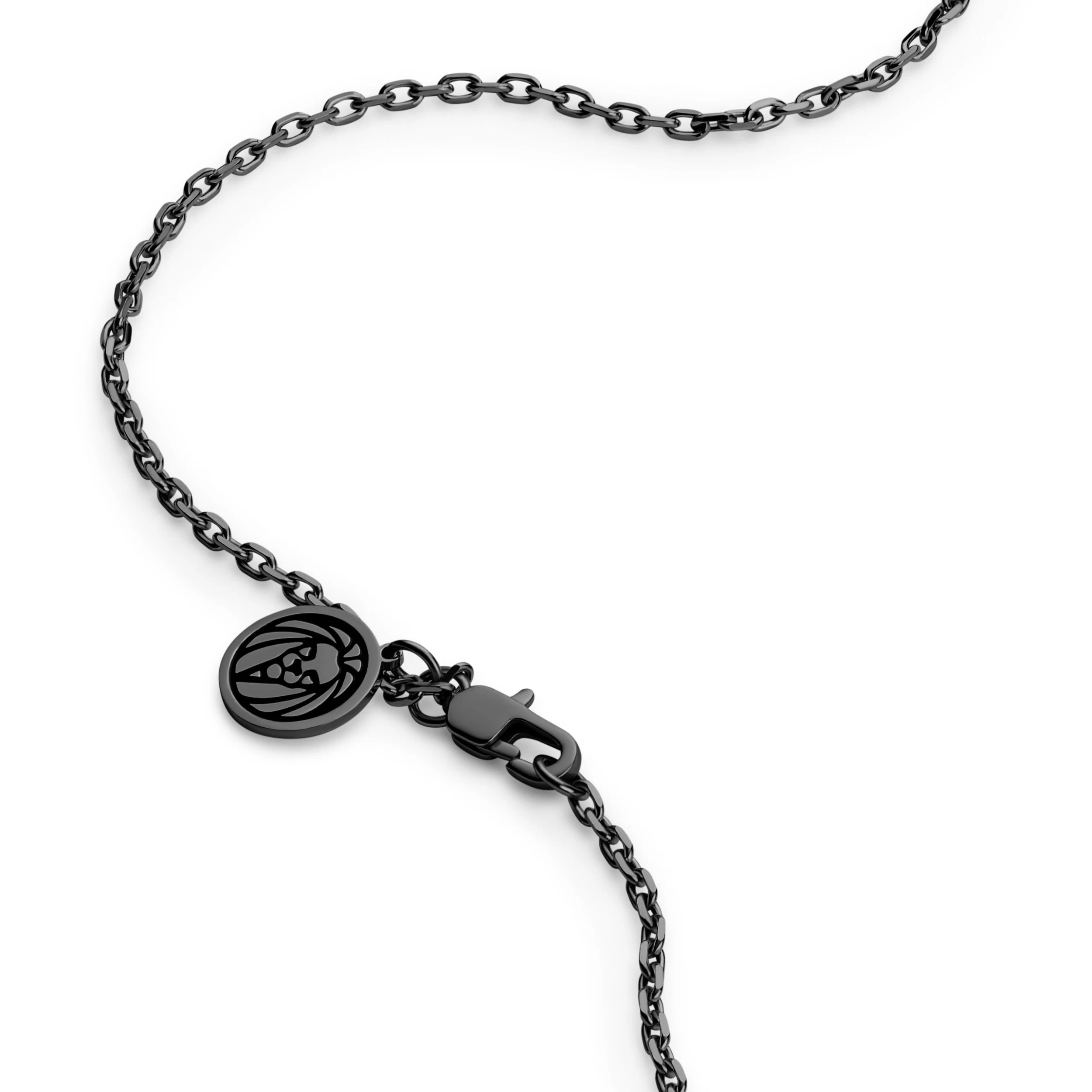 Essentials | 1/5" (4 Mm) Gunmetal Black Cable Chain Necklace - Image 3