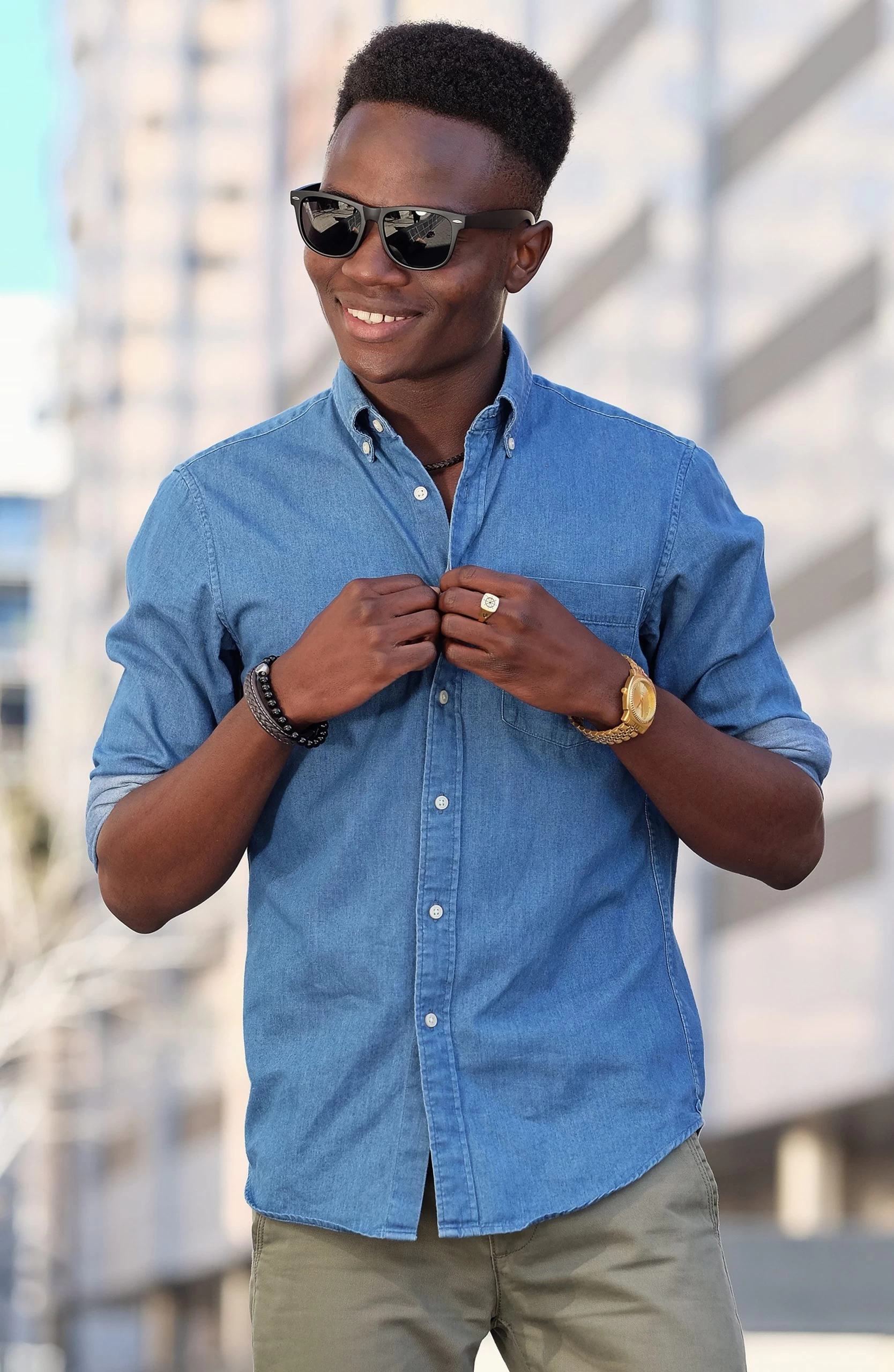 Black Onyx & Stainless Steel Bracelet - Image 6