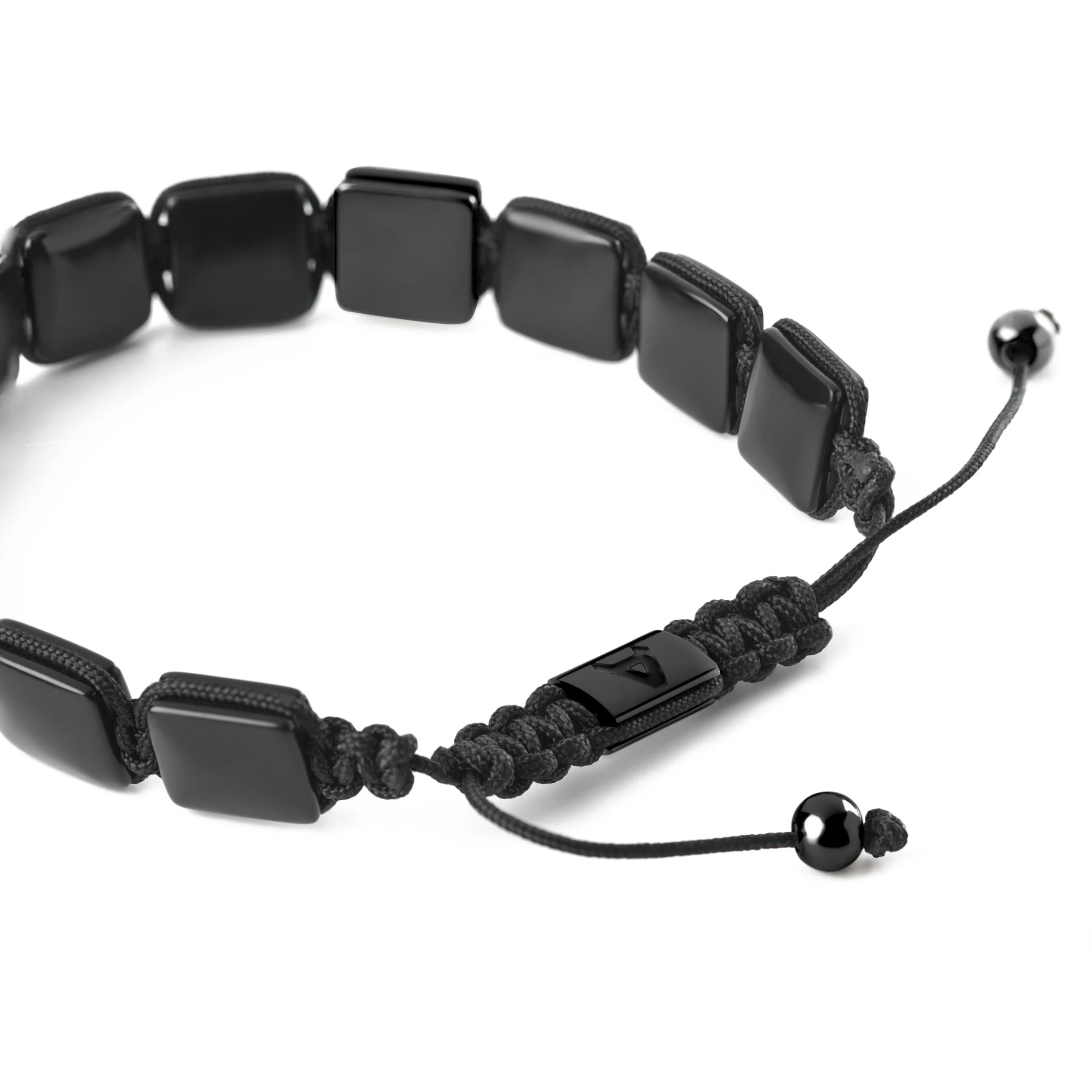 Elysian | Black Onyx Bead Flat Bracelet - Image 4