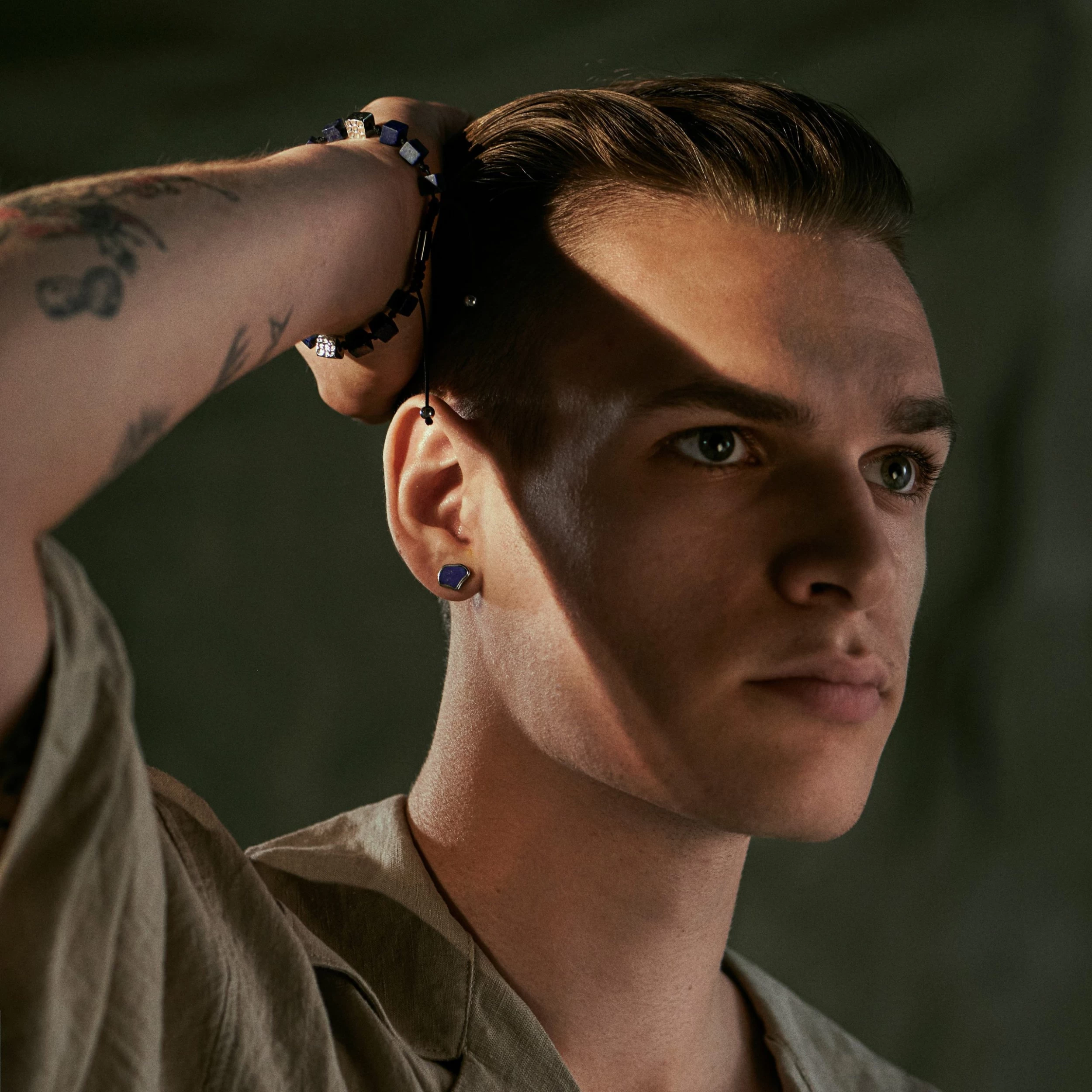 Orphic | 1/16" (2 Mm) Lapis Lazuli Stud Earring - Image 4