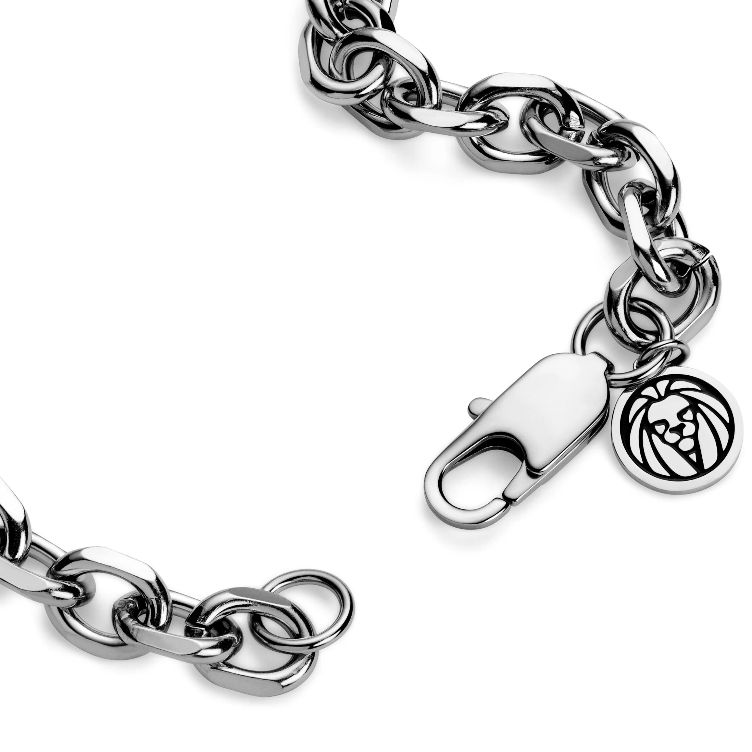 Essentials | 3/8" (10 Mm) Silver-Tone Cable Chain Necklace - Image 3