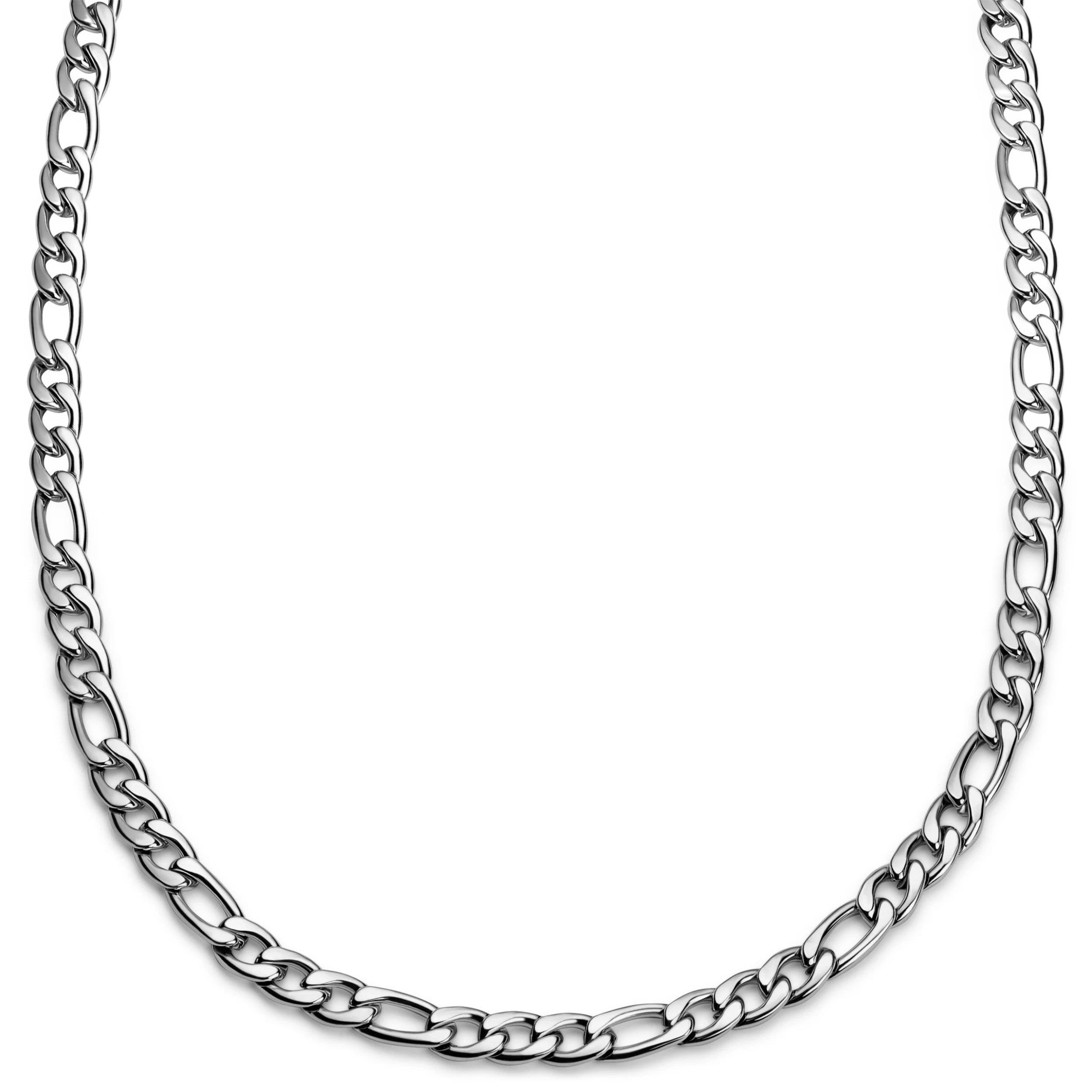 Essentials | 3/8" (10 Mm) Silver-tone Figaro Chain Necklace