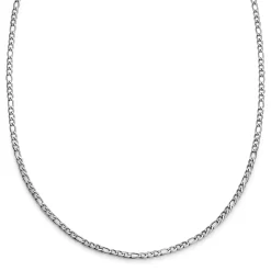 Essentials | 1/5" (4 Mm) Silver-tone Figaro Chain Necklace