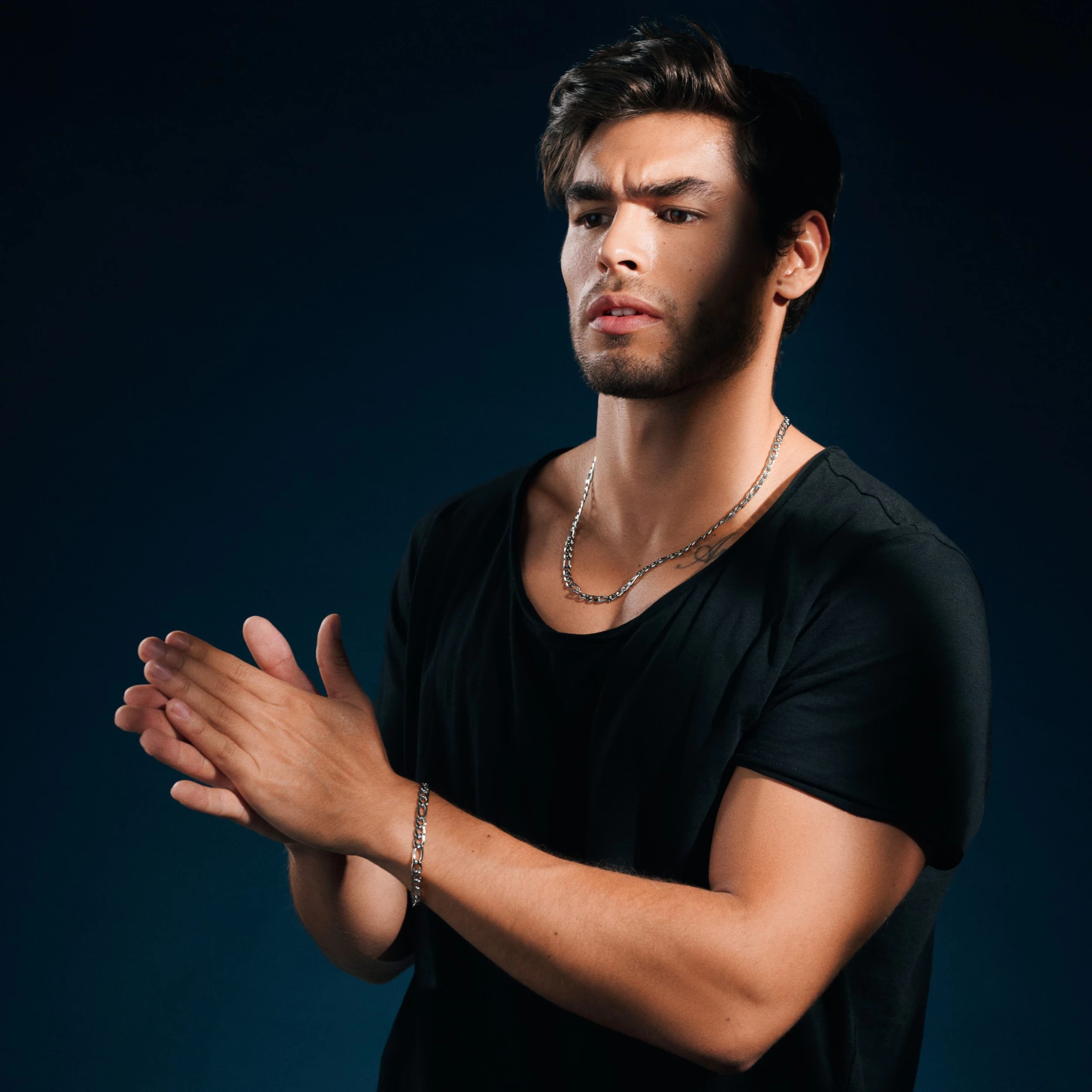 Essentials | 1/4" (6 Mm) Silver-tone Figaro Chain Necklace - Image 2