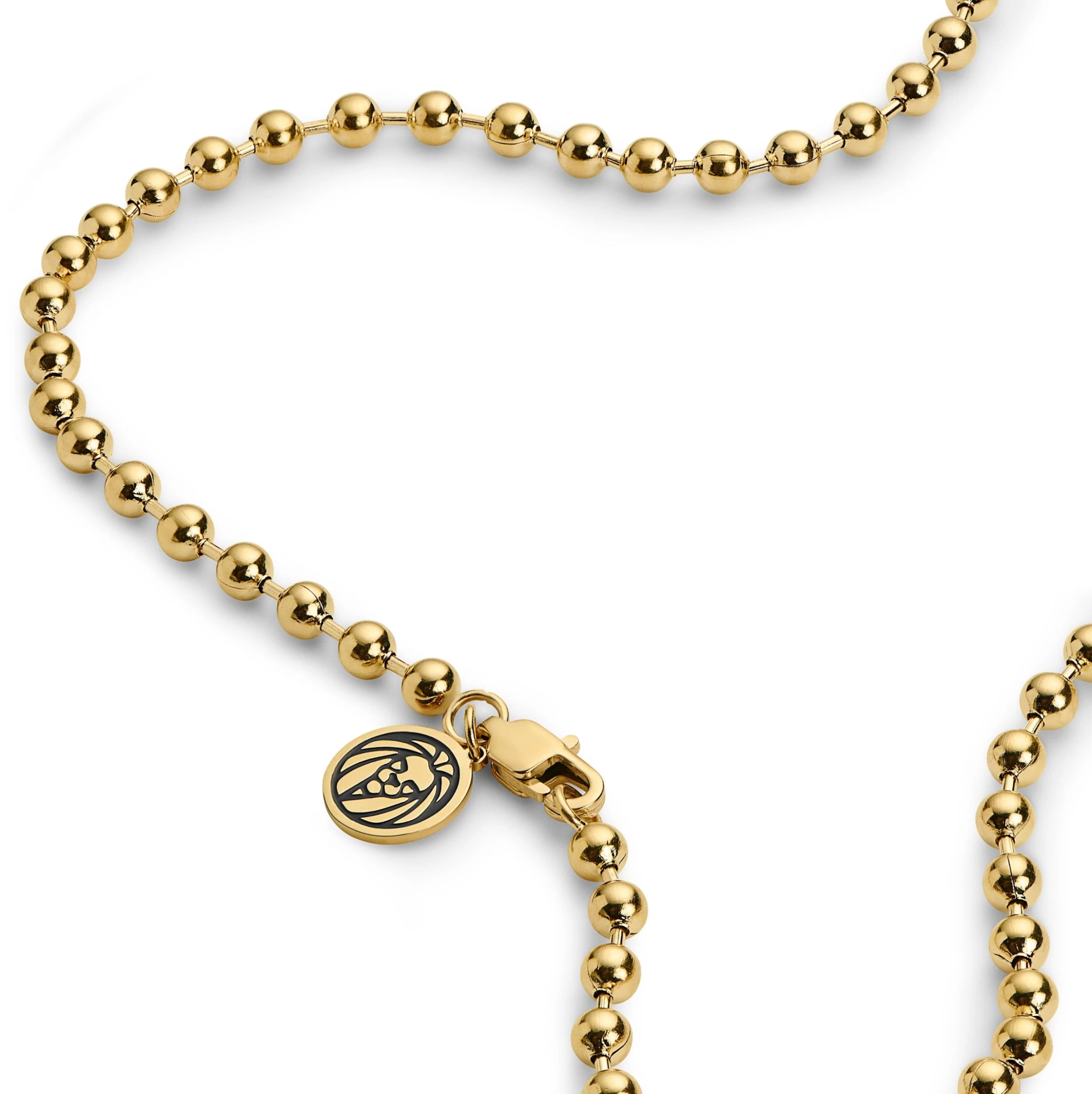 Essentials | 1/5" (4 Mm) Gold-Tone Ball Chain Necklace - Image 3
