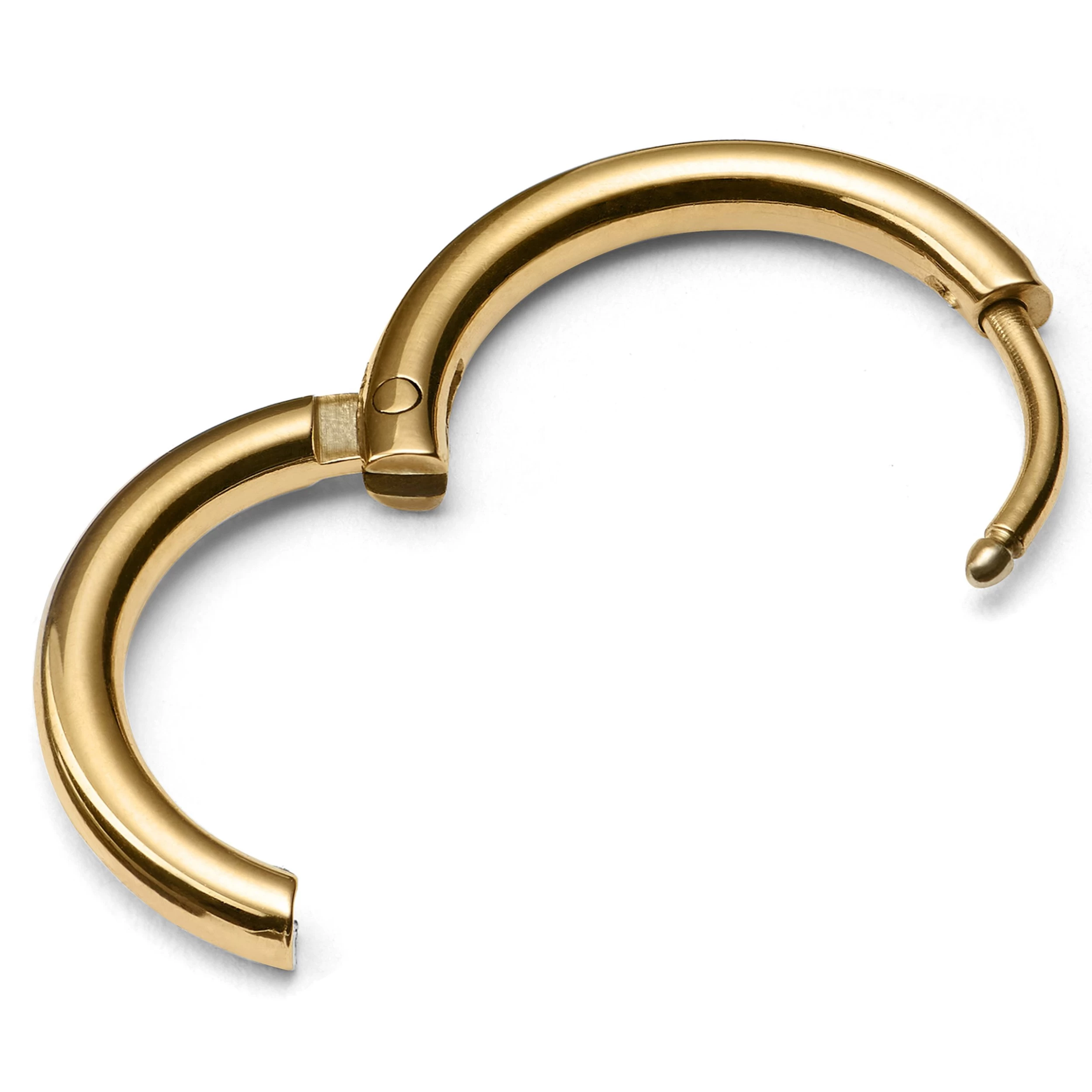 Gold-Tone Hoop Earring - Image 2