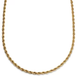 Essentials | 1/4" (6 Mm) Gold-Tone Rope Chain Necklace