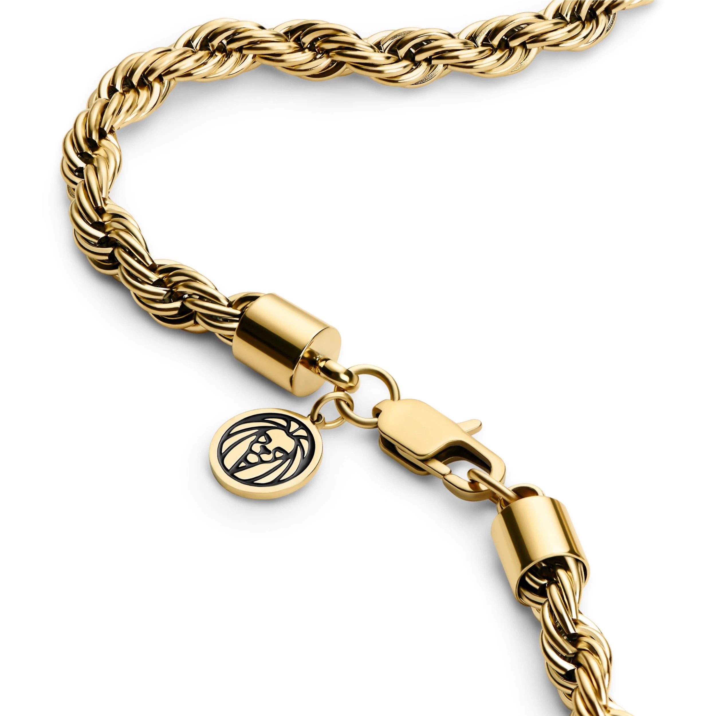 Essentials | 1/4" (6 Mm) Gold-Tone Rope Chain Necklace - Image 3