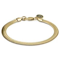 Essentials | 1/4" (6 Mm) Gold-Tone Herringbone Chain Bracelet