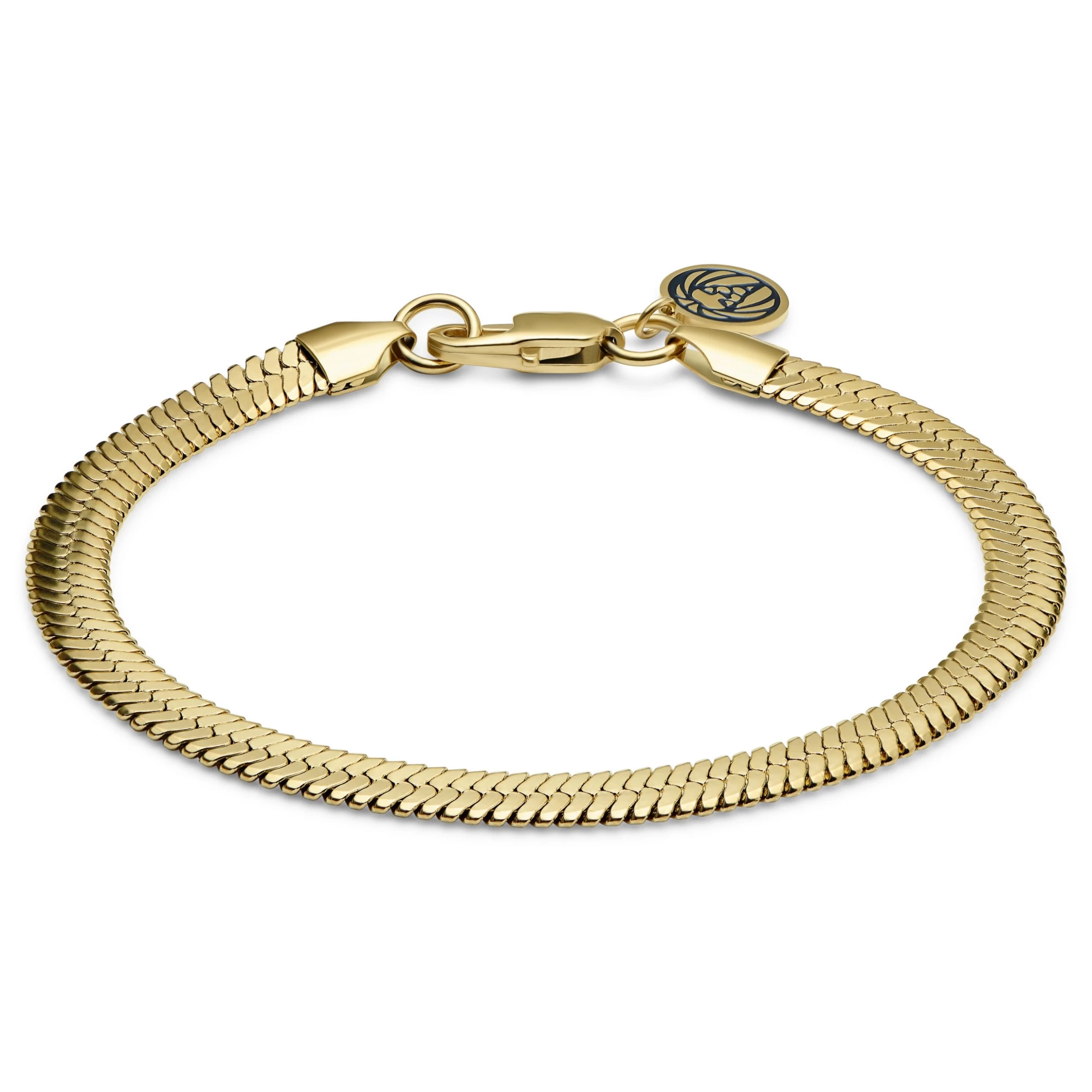 Essentials | 1/4" (6 Mm) Gold-Tone Herringbone Chain Bracelet