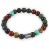 Multicolor Natural Stone Bead Bracelet