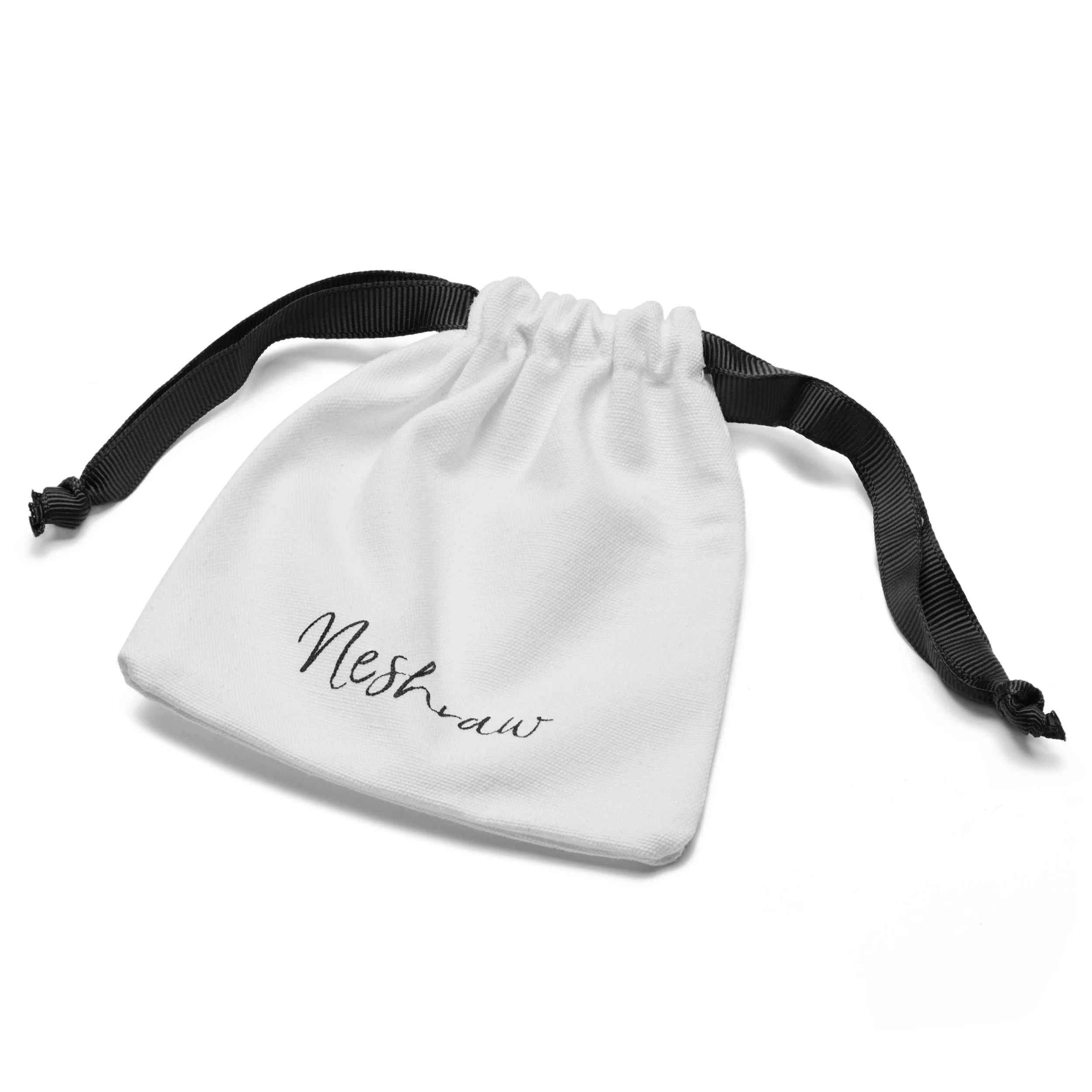 Black & Natural Agate & Leather Bracelet Set - Image 4