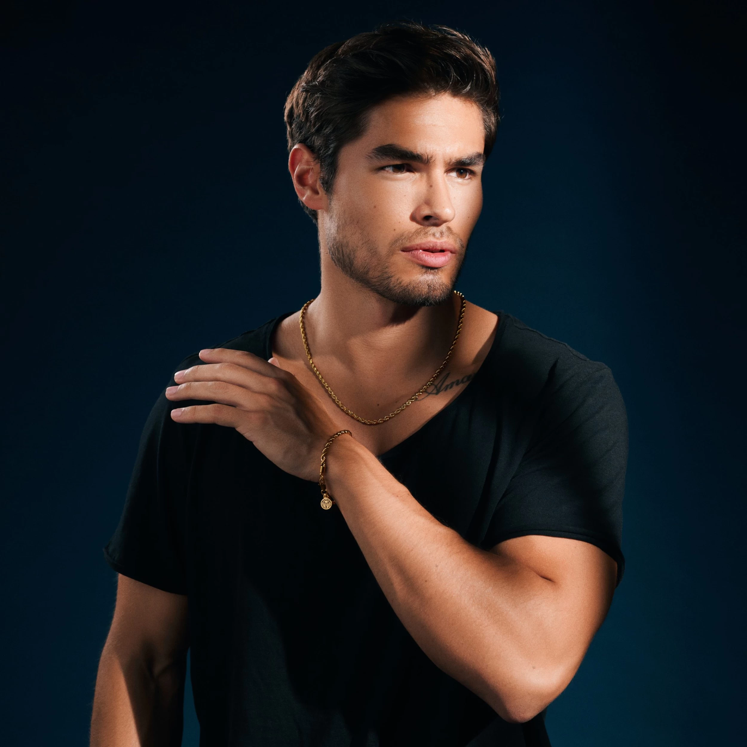 Essentials | 1/5" (4 Mm) Gold-Tone Rope Chain Necklace - Image 2