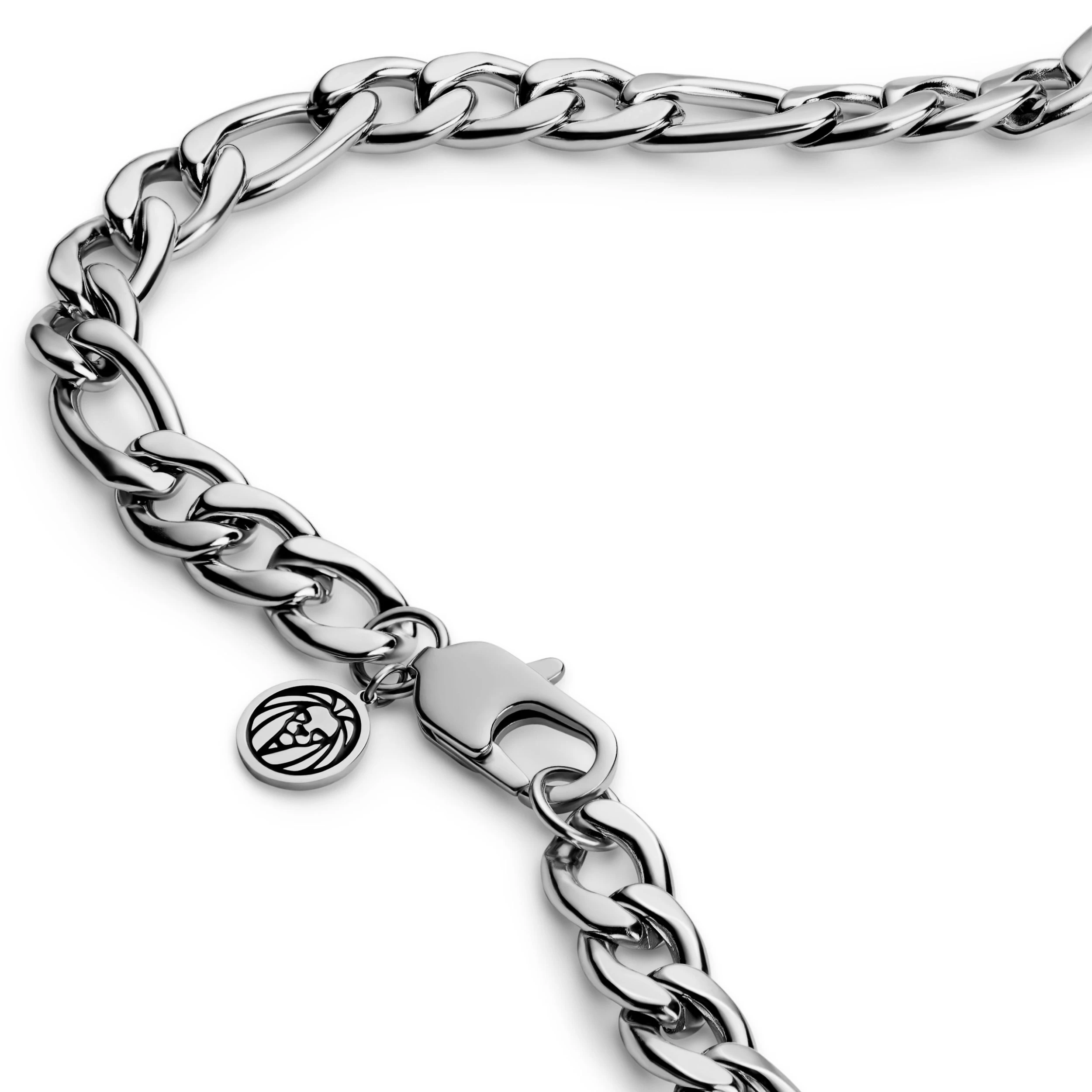 Essentials | 3/8" (10 Mm) Silver-tone Figaro Chain Necklace - Image 3