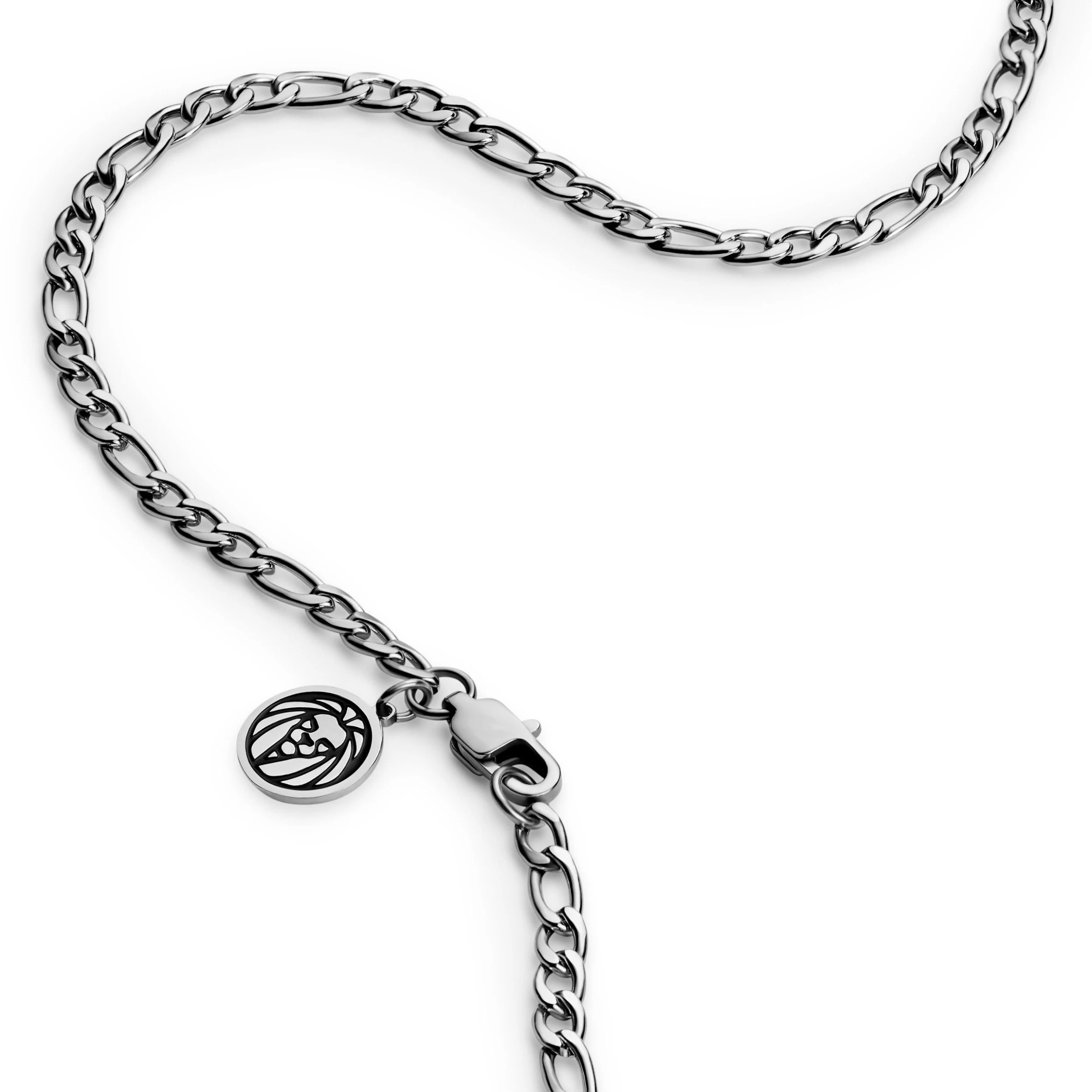 Essentials | 1/5" (4 Mm) Silver-tone Figaro Chain Necklace - Image 3