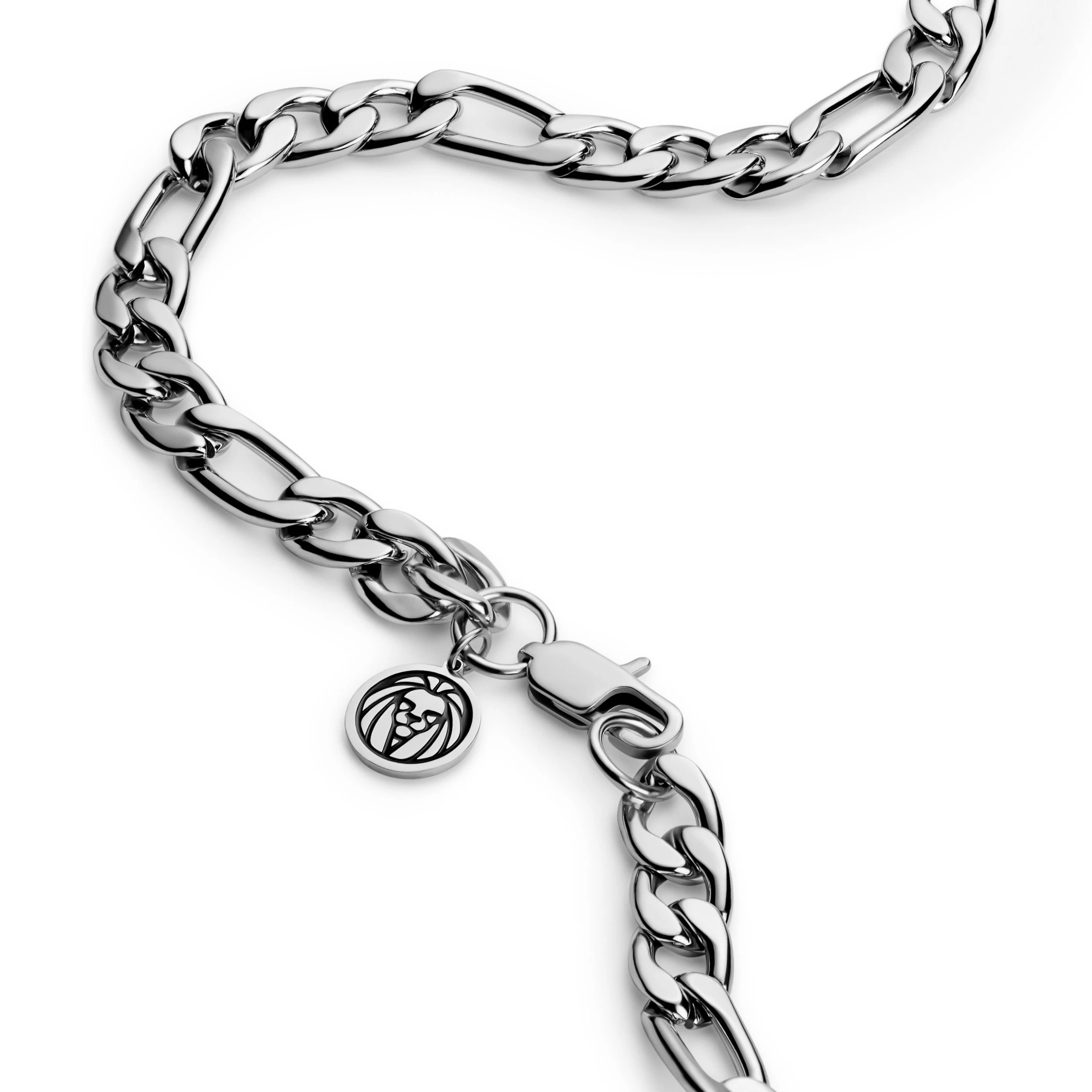 Essentials | 1/3" (8 Mm) Silver-tone Figaro Chain Necklace - Image 3