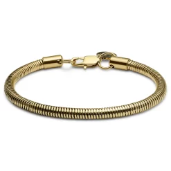 Essentials | 1/5" (5 Mm) Gold-Tone Snake Chain Bracelet